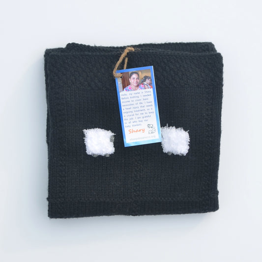 Black baby blanket