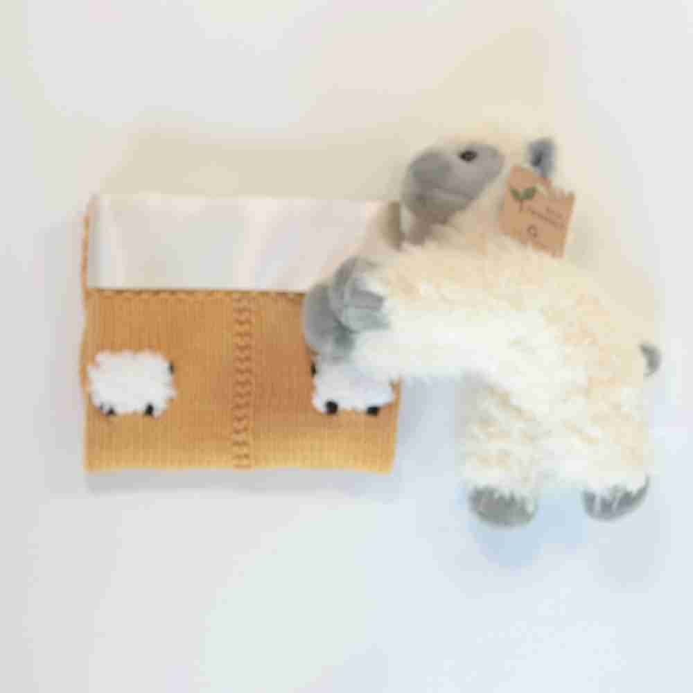 Handmade Lovey Blanket - Coffee Milk