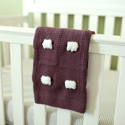 Red sangria baby blanket