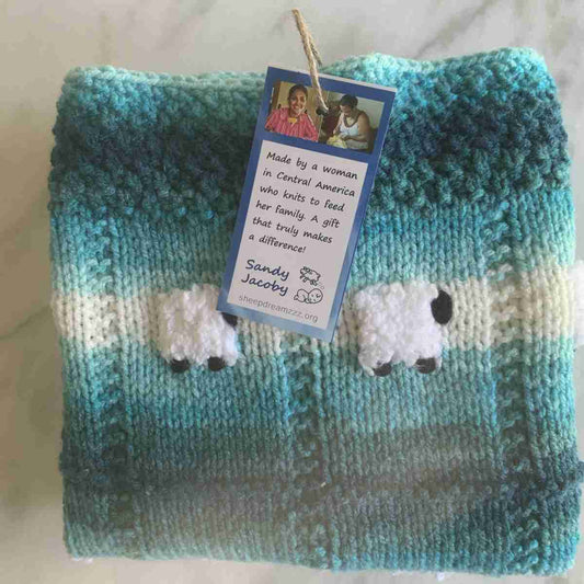 Striped Baby Blanket, 100% Acrylic