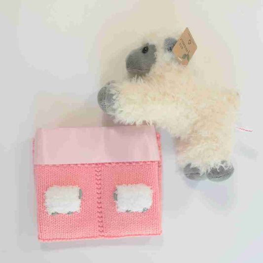 Handmade Lovey Blanket - Coral Pink