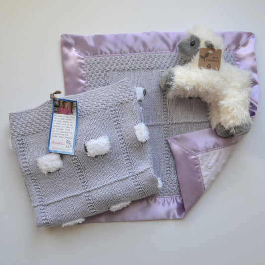 Periwinkle gift set for a baby