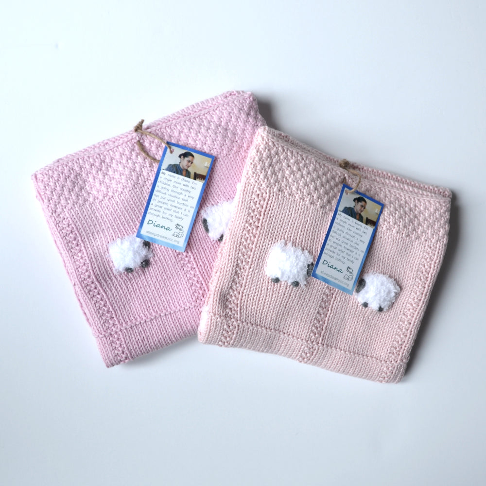 Pink baby blankets compared