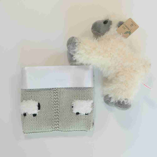 Handmade Lovey Blanket - Platinum