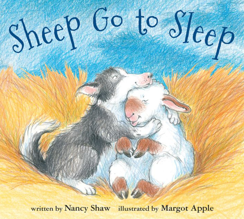 Board book called Sheep Go to Sleep by Nancy Shaw
