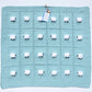 Artic blue baby blanket. It's all-pima cotton with 24 fluffy sheep.