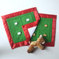 Handmade Christmas lovey in 2 styles. Both come with a soft baby reindeer doll.