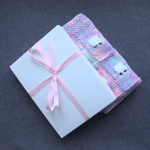White Gift Box with Ribbon